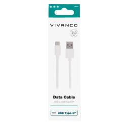 VIVANCO Daten- und Ladekabel USB Type-C™ 2 m weiß