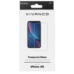 VIVANCO 2D Displayschutzglas für iPhone Xr transparent