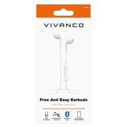 VIVANCO In-Ear Headset Eggshape Design Bluetooth® weiß