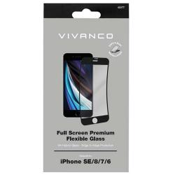 VIVANCO Premium Displayschutzglas iPhone SE (2020) iPhone 8, 7, 6s transparent