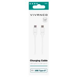 VIVANCO Daten- und Ladekabel USB Type-C™ 2 m weiß