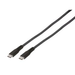 VIVANCO LongLife Daten- u. Ladekabel USB Type-C™ 0,5 m schwarz