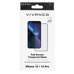 VIVANCO Full Screen Displayschutzglas für iPhone 13 iPhone 13 Pro