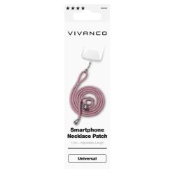 VIVANCO Handykette Smartphone Necklace Patch universal pink