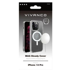VIVANCO Mag Steady Cover Magnetic Wireless Charging Support für iPhone 14 Pro