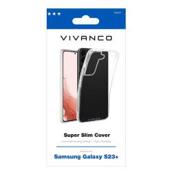 VIVANCO Super Slim Cover für Galaxy S23+ transparent