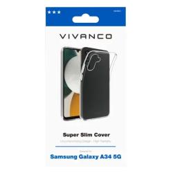 VIVANCO Super Slim Cover für Galaxy A34 5G transparent
