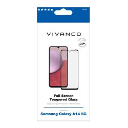 VIVANCO Fullscreen Displayschutzglas für Galaxy A14 5G transparent