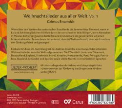 Weihnachtslieder aus aller Welt. Vol.1, 1 Audio-CD - CD