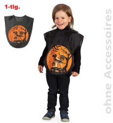 Cape Halloween Dino Größe 98 schwarz/orange