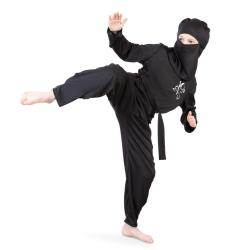 Kinderkostüm Ninja 2-teilig Größe 140