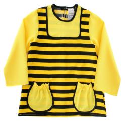 Kinderkostüm Biene Größe 128 gelb/schwarz