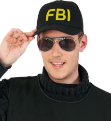 Kappe FBI 55 - 60 cm schwarz