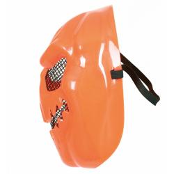 Maske Kürbis orange/schwarz