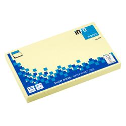 INFO Haftnotizen 12,5 x 7,5 cm 100 Blatt gelb