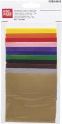 Bunte Wachssheets in verschiedenen Farben. Verpackt in einer transparenten Folie.