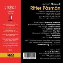 Johann Strauß: Johann Strauss II: Ritter Pásmán, 2 Audio-CD - CD