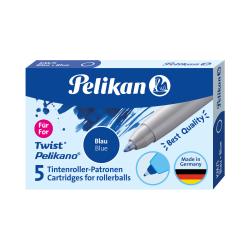 PELIKAN Tintenpatronen für Pelikano/Twist 5 Stück blau