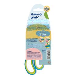 PELIKAN Schulschere griffix für Linkshänder spitz 15 cm neon fresh blue