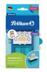 Verpackung für Malzubehörset S von Pelikan. Enthält Mischpalette, Wasserbox und Schwamm.