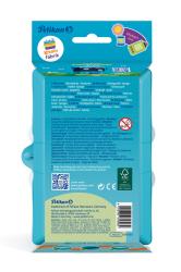 Verpackung für Malzubehörset S von Pelikan. Enthält Mischpalette, Wasserbox und Schwamm.