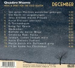 Quadro Nuevo: December (Digipak), 1 CD - cd