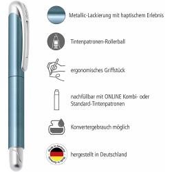 ONLINE Tintenpatronen-Rollerball College 0,7 mm Metallic Blue