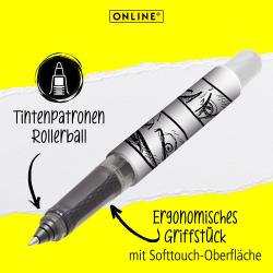 ONLINE Rollerball College Manga schwarz/weiß