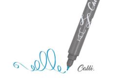 ONLINE Calli.Brush Double Tip Pens, 11 Stück im Bambus-Etui (Hand Lettering + Brush Lettering) 