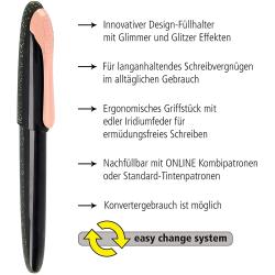 ONLINE Füller Air Black Rose schwarz