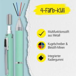 ONLINE Kugelschreiber Multipen 4-in-1 lila