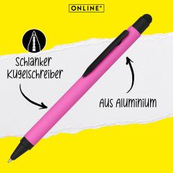 ONLINE Kugelschreiber ALU Stylus M pink