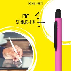 ONLINE Kugelschreiber ALU Stylus M pink