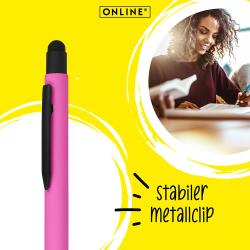 ONLINE Kugelschreiber ALU Stylus M pink