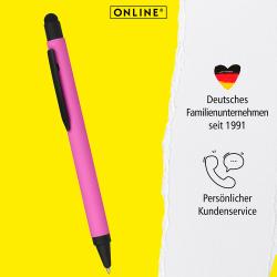 ONLINE Kugelschreiber ALU Stylus M pink