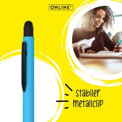 ONLINE Kugelschreiber ALU Stylus M blau