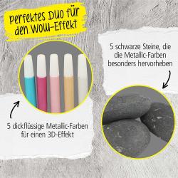 ONLINE Steinmalerei-DIY-Set mehrfarbig