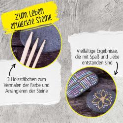 ONLINE Steinmalerei-DIY-Set mehrfarbig