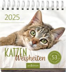 Postkartenkalender Katzenweisheiten 2025