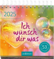 Postkartenkalender Ich wünsch dir was 2025