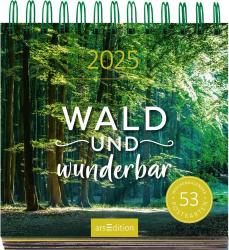 Postkartenkalender Wald und wunderbar 2025