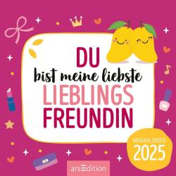 Mini-Monatskalender Du bist meine liebste Lieblingsfreundin 2025