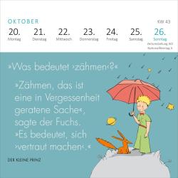 Mini-Wochenkalender Man sieht nur mit dem Herzen gut ... 2025