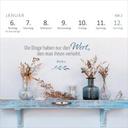 Mini-Wochenkalender 365 Tage Gelassenheit 2025