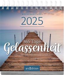 Mini-Wochenkalender 365 Tage Gelassenheit 2025