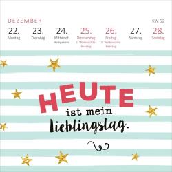 Mini-Wochenkalender Heute ist mein Lieblingstag 2025