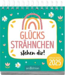 Mini-Monatskalender Glückssträhnchen stehen dir! 2025