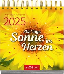 Mini-Wochenkalender 365 Tage Sonne im Herzen 2025