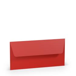 Transparente Hülle in zwei Farben: rosa und rot. Oben das Logo 'Rössler'. Größe DL 110 x 220 mm. Für Kopien geeignet.