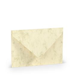 Beige Umschlag mit marmorierter Oberfläche. Logo von Rössler und der Schriftzug 'Colonetti' sind sichtbar.